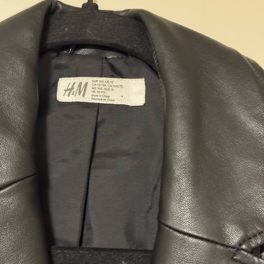 H&M girls biker jacket - Picture 3 of 6